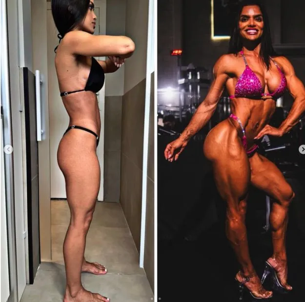 Evolução em destaque — antes e depois